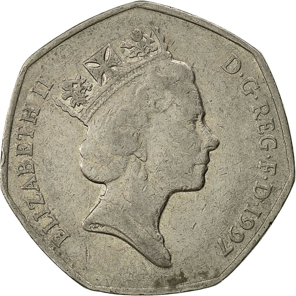 United Kingdom | 50 Pence Coin | Britannia | Km:940.2 | 1997