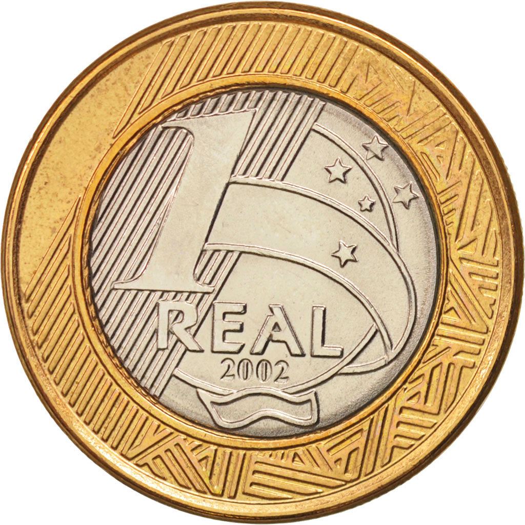 Brazil | 1 Real Coin | Juscelino Kubitschek | Km:656 | 2002