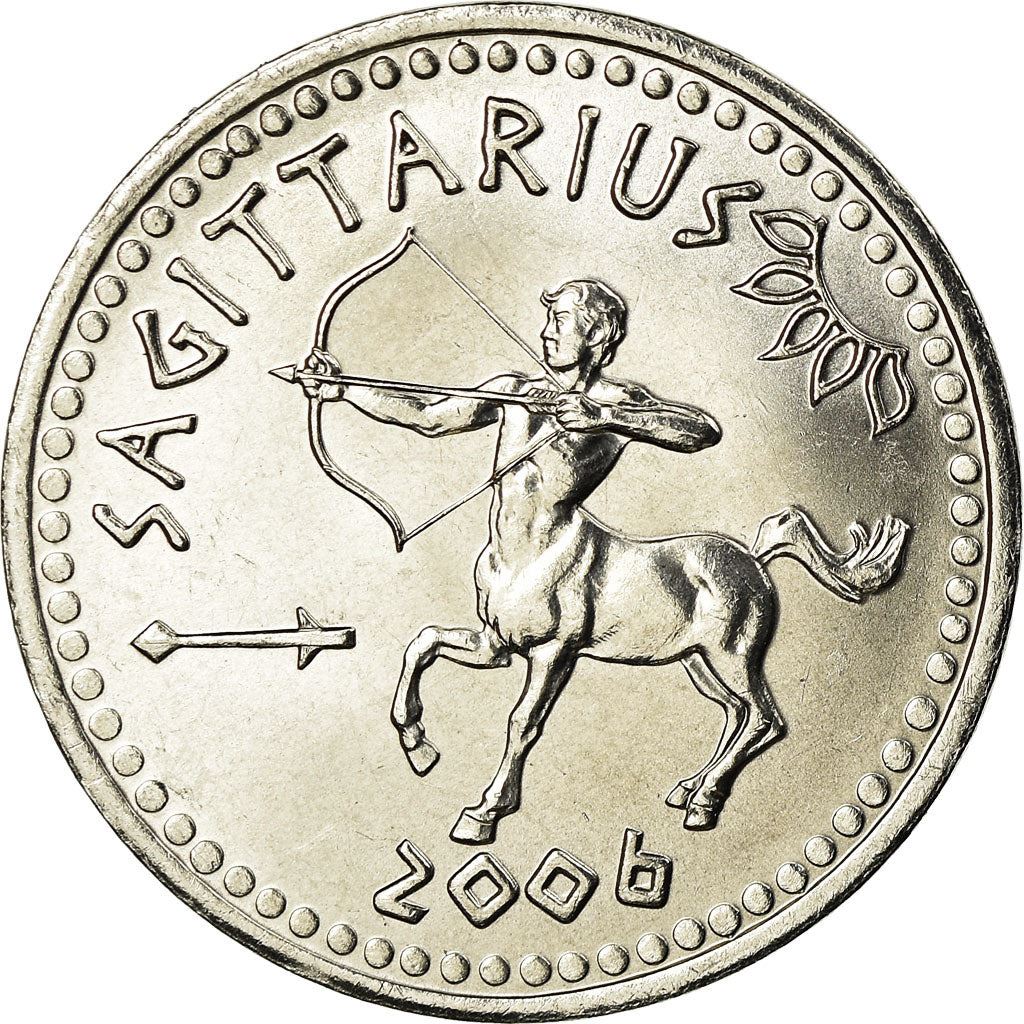 Somaliland | 10 Shillings Coin | Sagittarius | Stainless steel | KM:17 | 2006