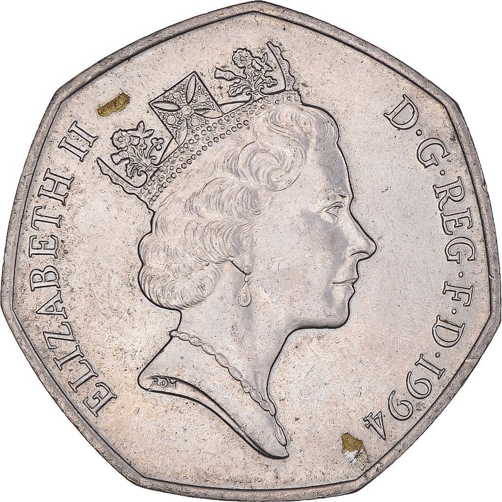 United Kingdom | 50 Pence Coin | D-Day | Km:966 | 1994
