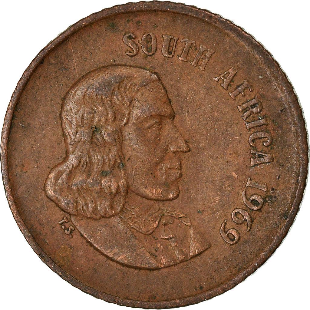 South Africa 1 Cent Coin | English Legend - SOUTH AFRICA | KM65.1 | 1965 - 1969