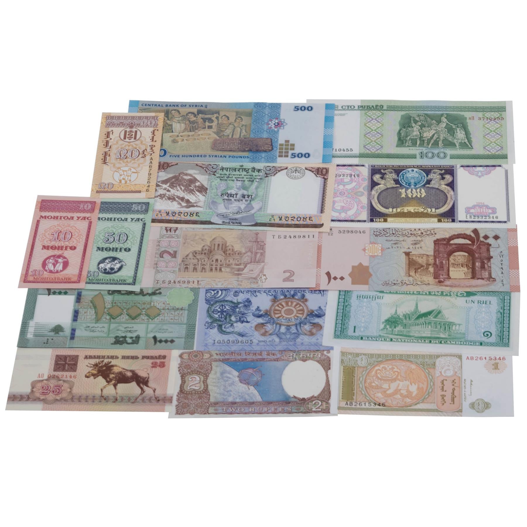 300枚の紙幣 | 40か国以上 | 貴重な紙幣 | UNC