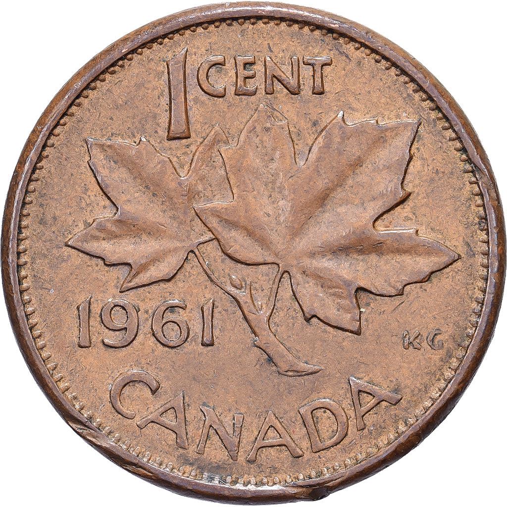 Canada | 1 Cent Coin | Bronze | 1st portrait | KM:49 | 1953-1964