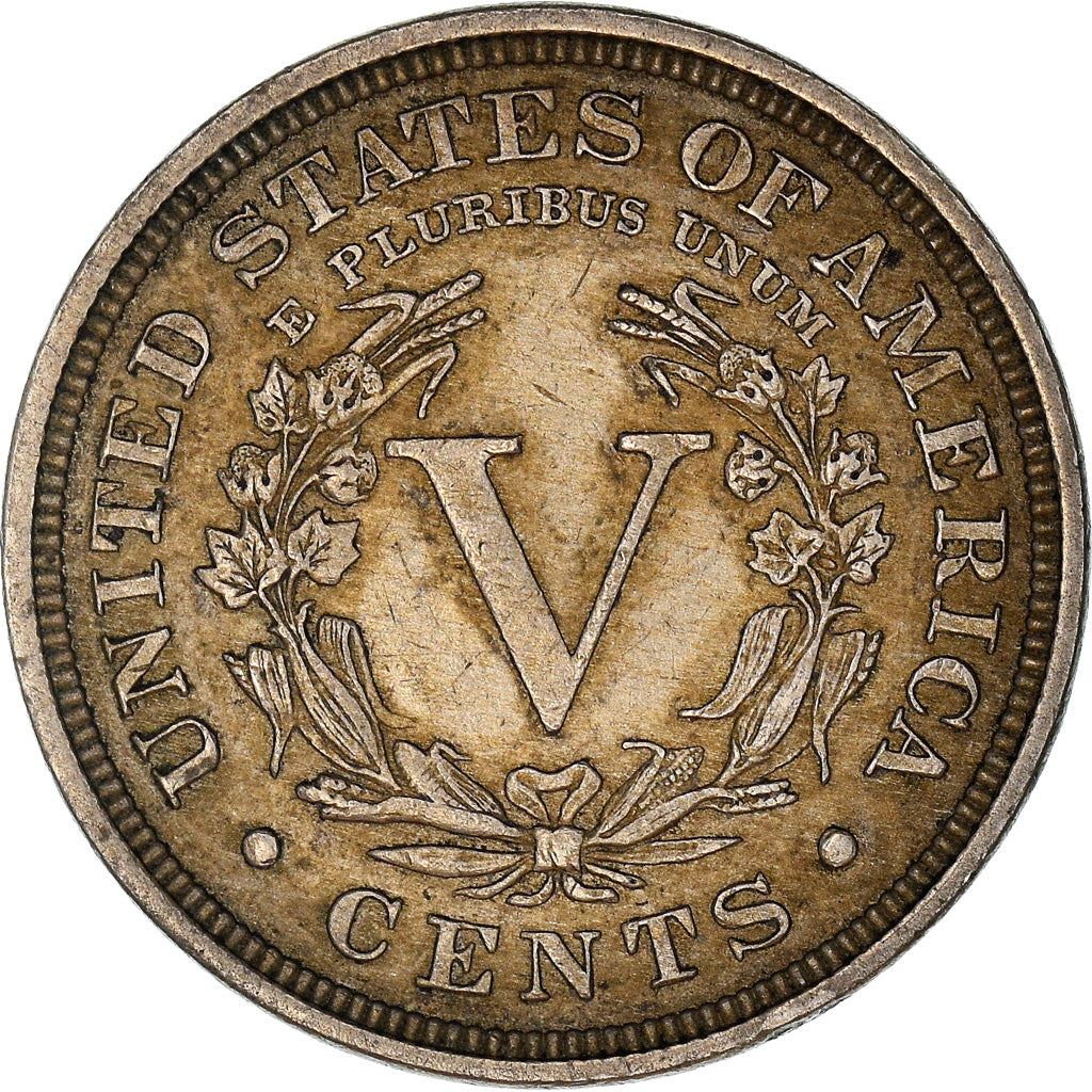 United States | 5 Cents Coin | Liberty | Roman Numeral | KM112 | 1883 - 1913