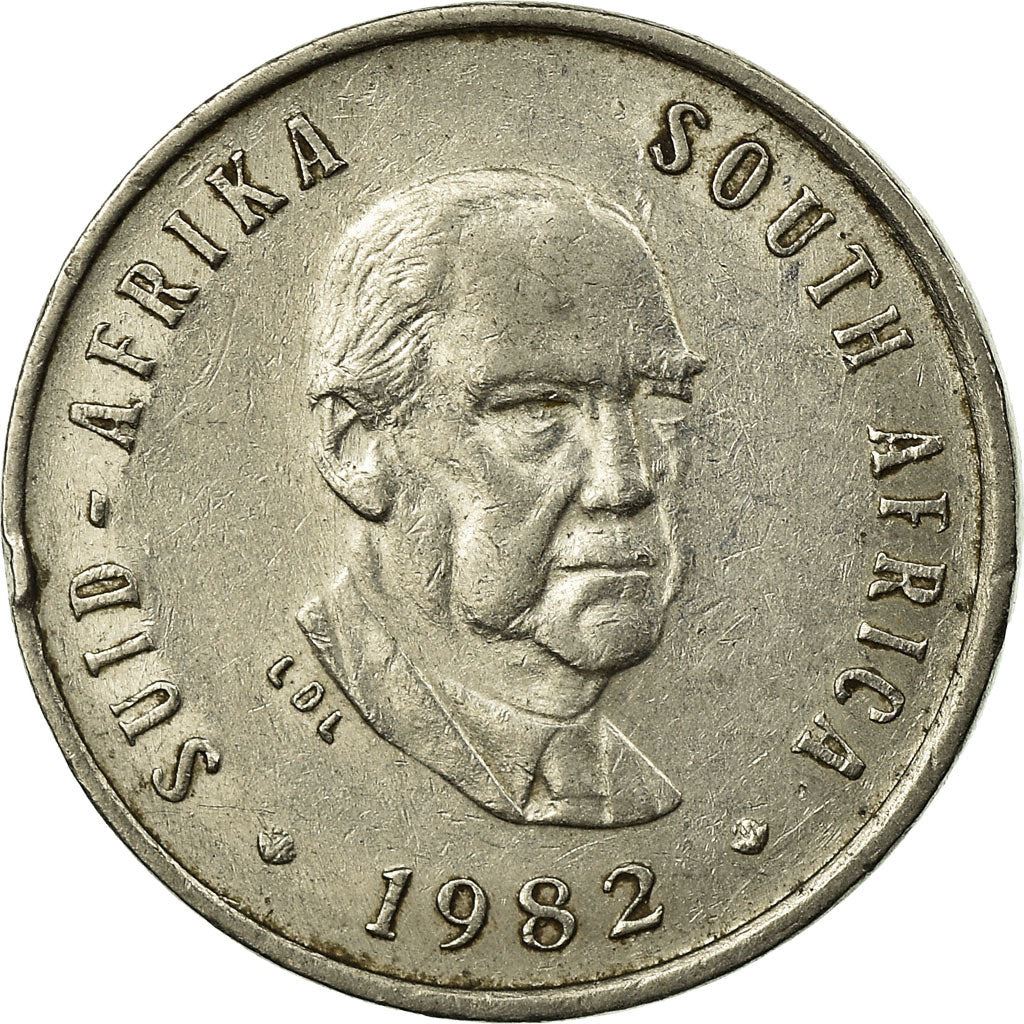 Sydafrika 5 Cents Mynt | Balthazar J. Vorster | KM111 | 1982