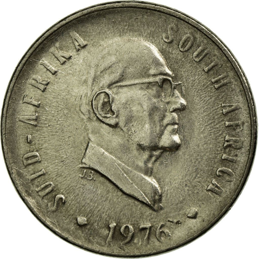 South Africa 5 Cents Coin | Jacobus J. Fouche | KM93 | 1976