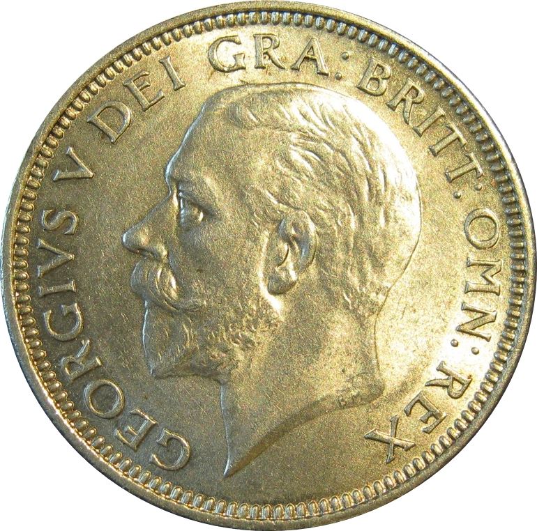 United Kingdom | 1 Shilling Coin | George V | KM:829 | 1926 - 1927