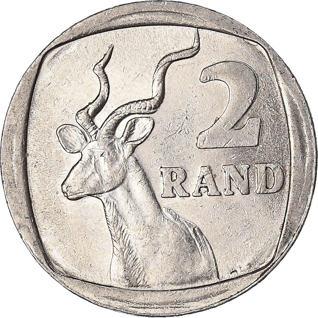 South Africa | 2 Rand Coin | Animals | Kudu | Km:165 | 1996 - 2000