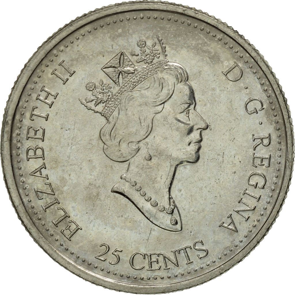 Canada | 25 Cents Coin | Our Northern Heritage | Nickel | KM:345 | 1999