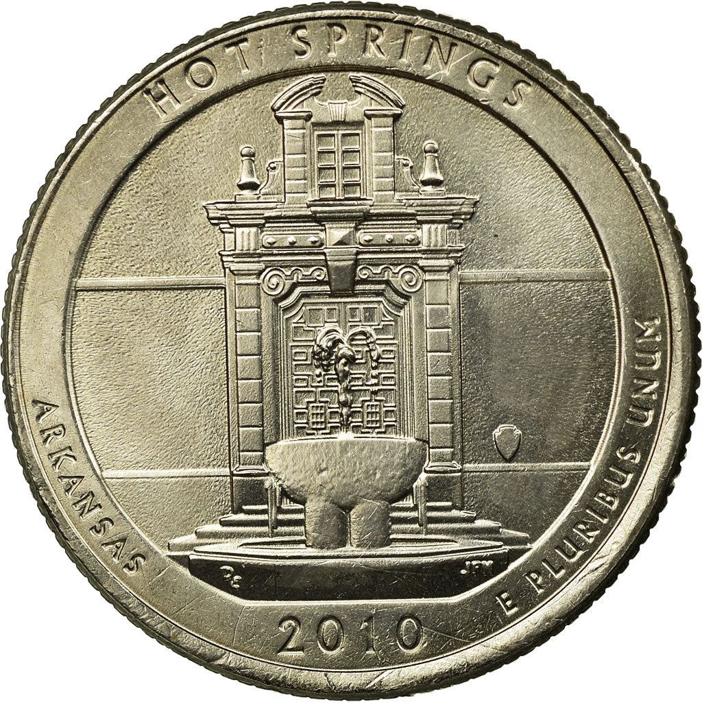 United States | 1/4 Dollar Coin | Arkansas | Hot Springs | Km:469 | 2010
