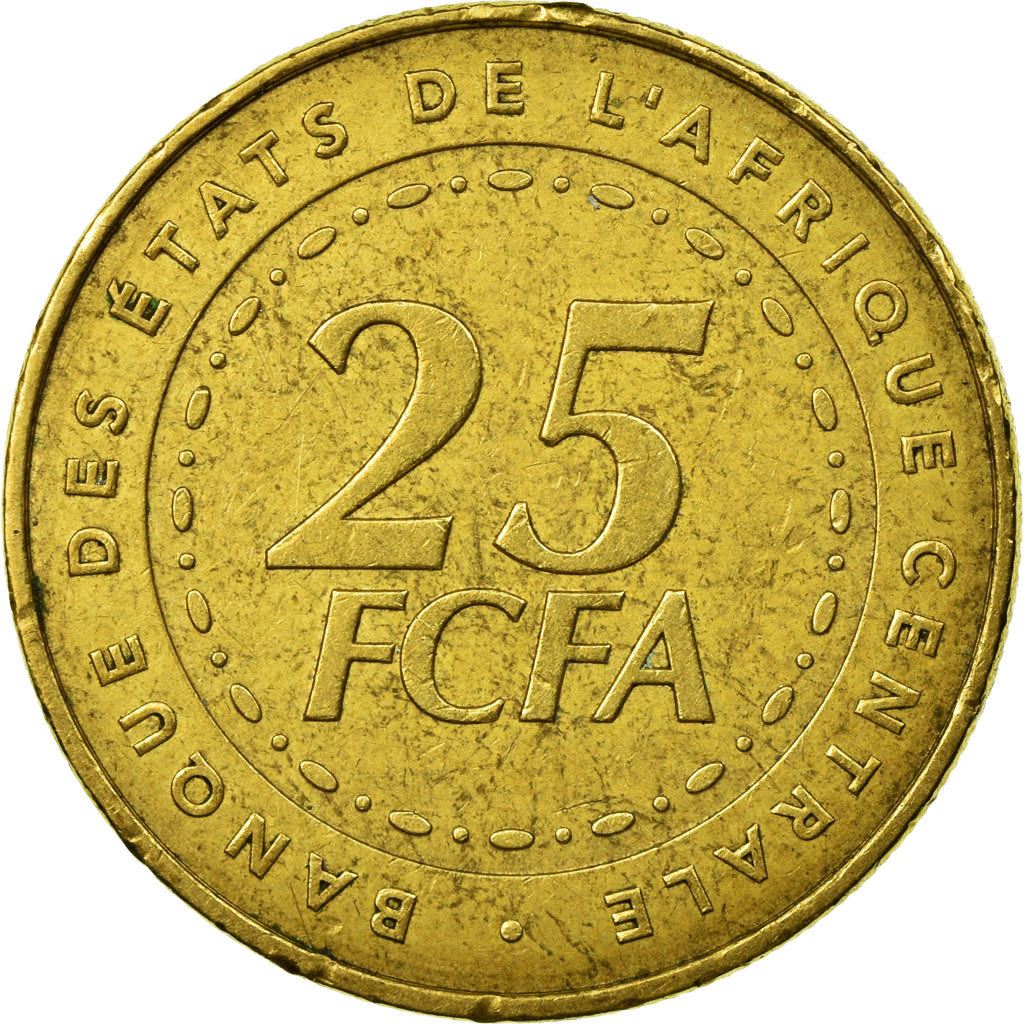 Central African States | 25 Francs Cfa Coin | Plants | Km:20 | 2006 - 2023