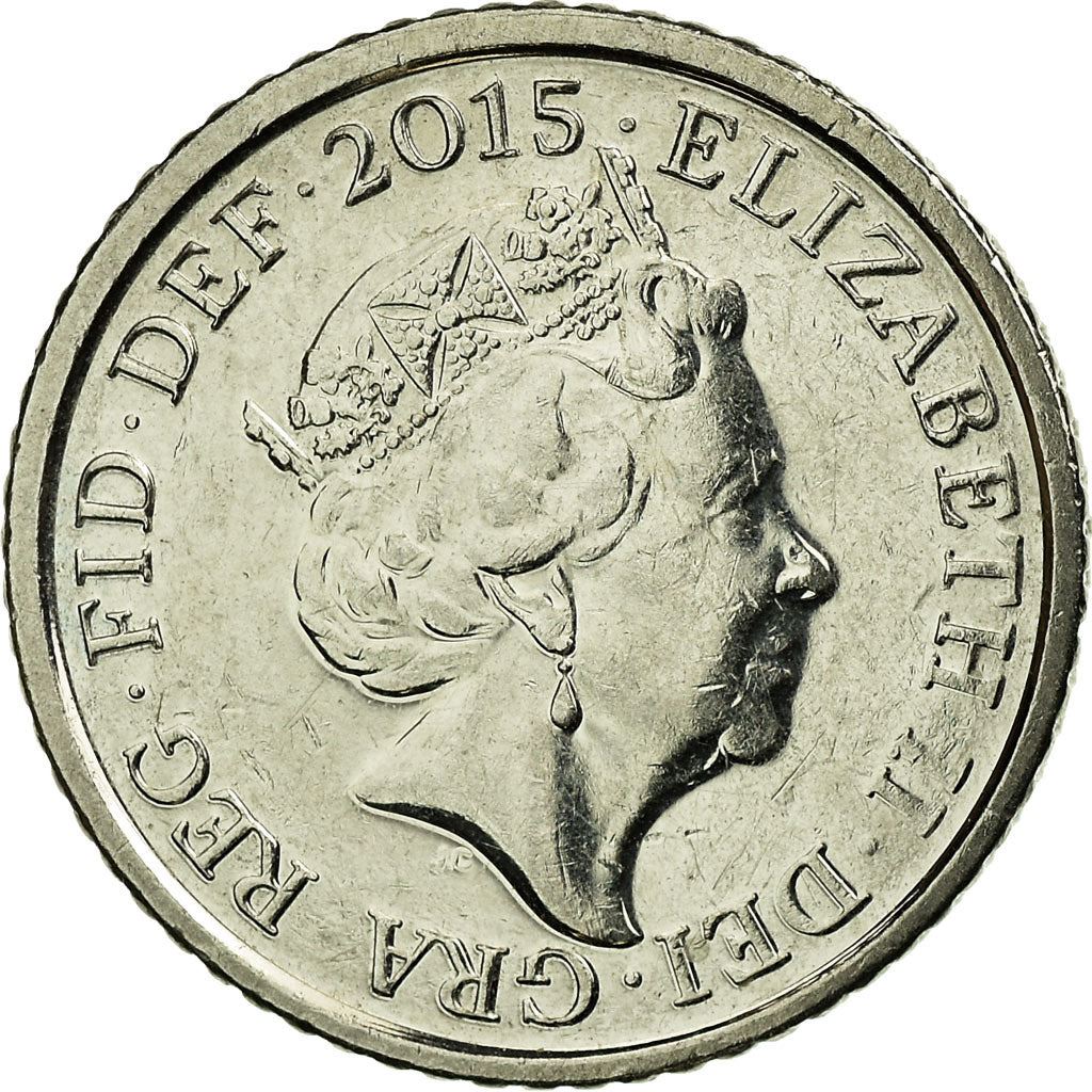 United Kingdom | 5 Pence Coin | Elizabeth II | Km:1334 | 2015 - 2022