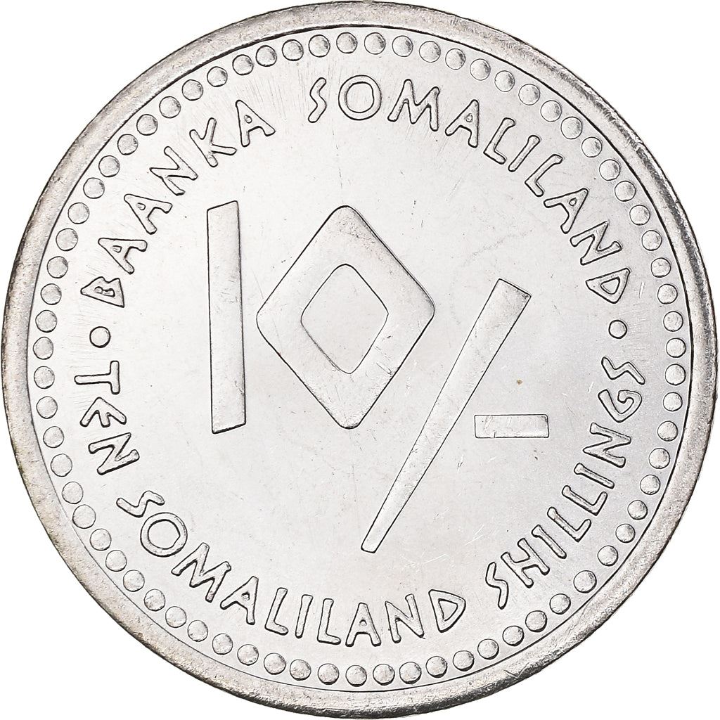 Somalilandia | Moneda de 10 chelines | Cáncer | Acero inoxidable | KM:12 | 2006