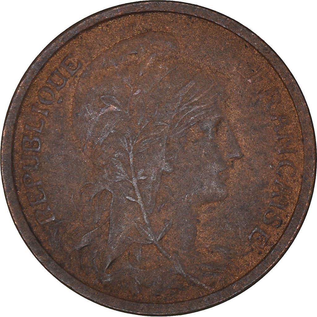 French 1 Centime Coin | Third Republic | KM840 | France | 1898 - 1920