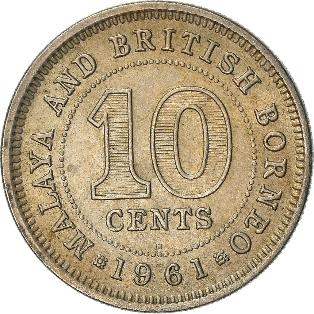 Malaya and British Borneo | 10 Cents Coin | Elizabeth II | Km:2 | 1953 - 1961