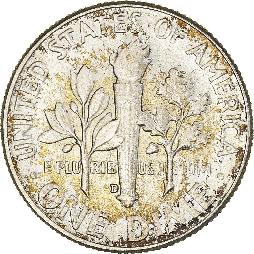 الولايات المتحدة | عملة 1 دايم | فرانكلين د. روزفلت | KM:195 | 1946 - 1964