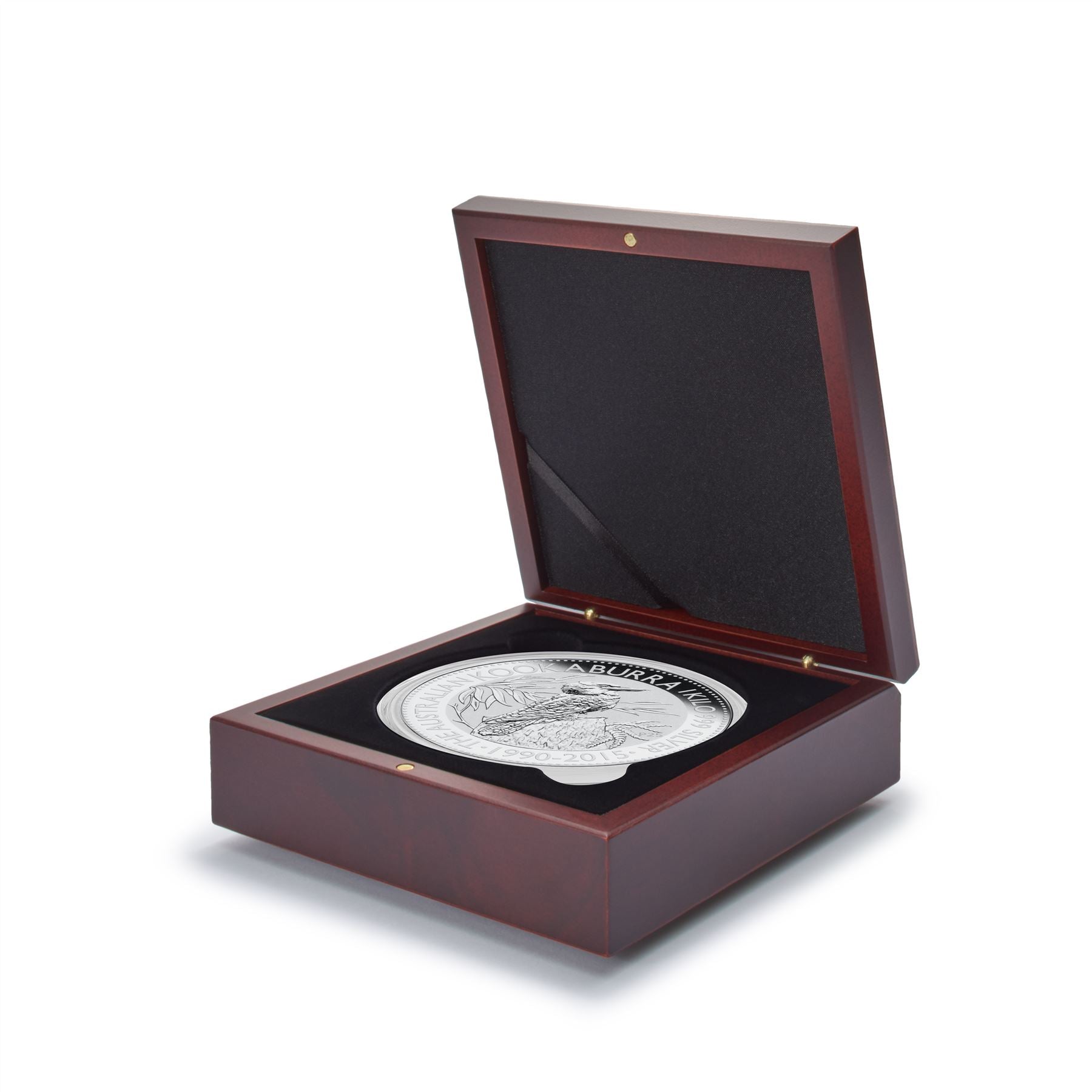 VOLTERRA Small Coin Box | Wood Box for a Single Coin Capsule | For a Coin in a ULTRA XL 53-101mm Capsule
