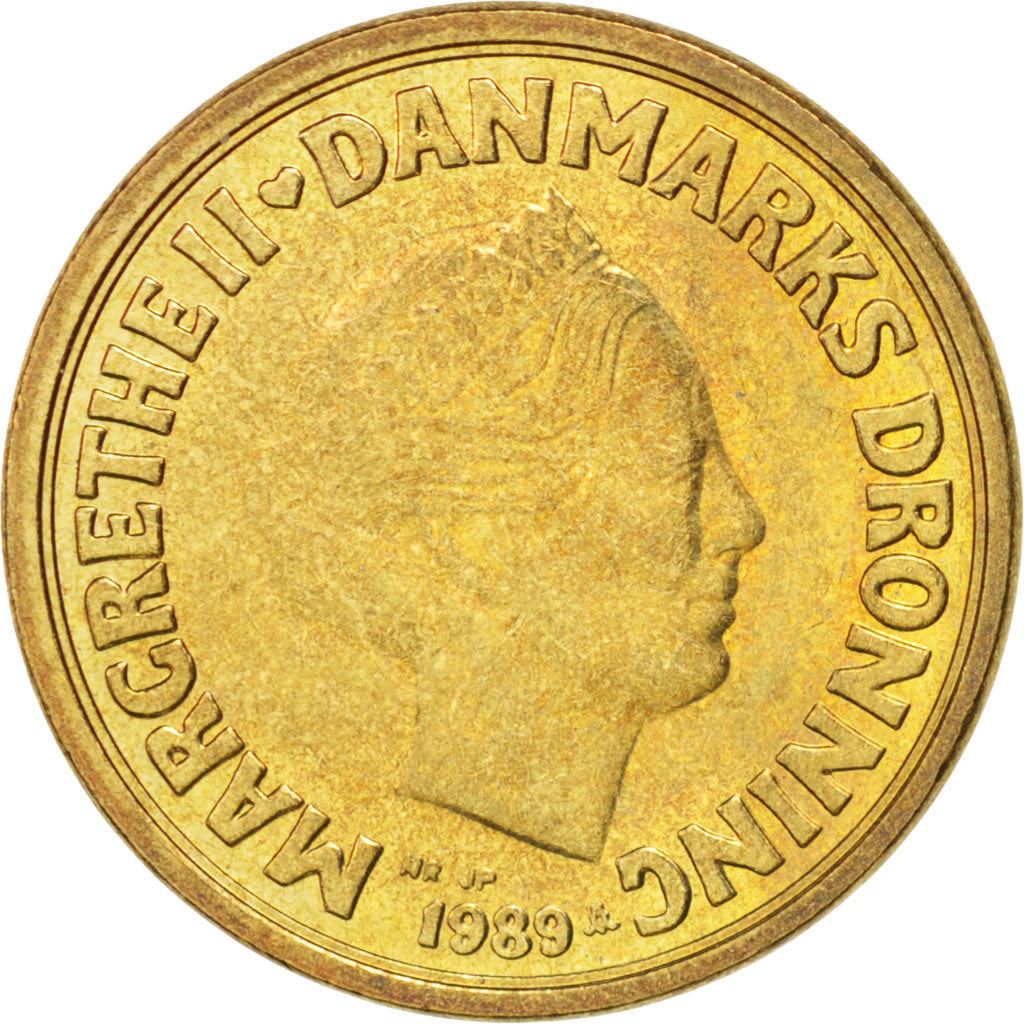 Denmark | 10 Kroner Coin | Margrethe II | Km:867 | 1989 - 1993