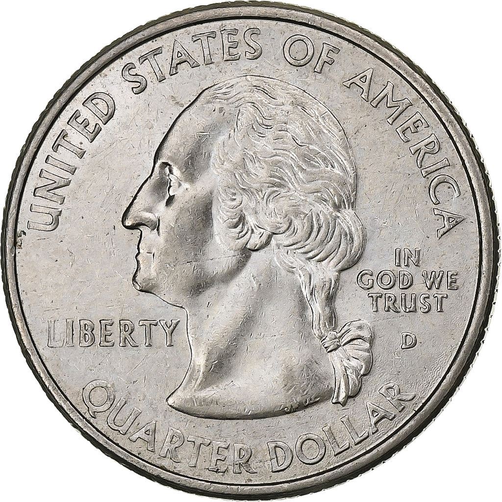 United States | 1/4 Dollar Coin | Indiana | Km:334 | 2002