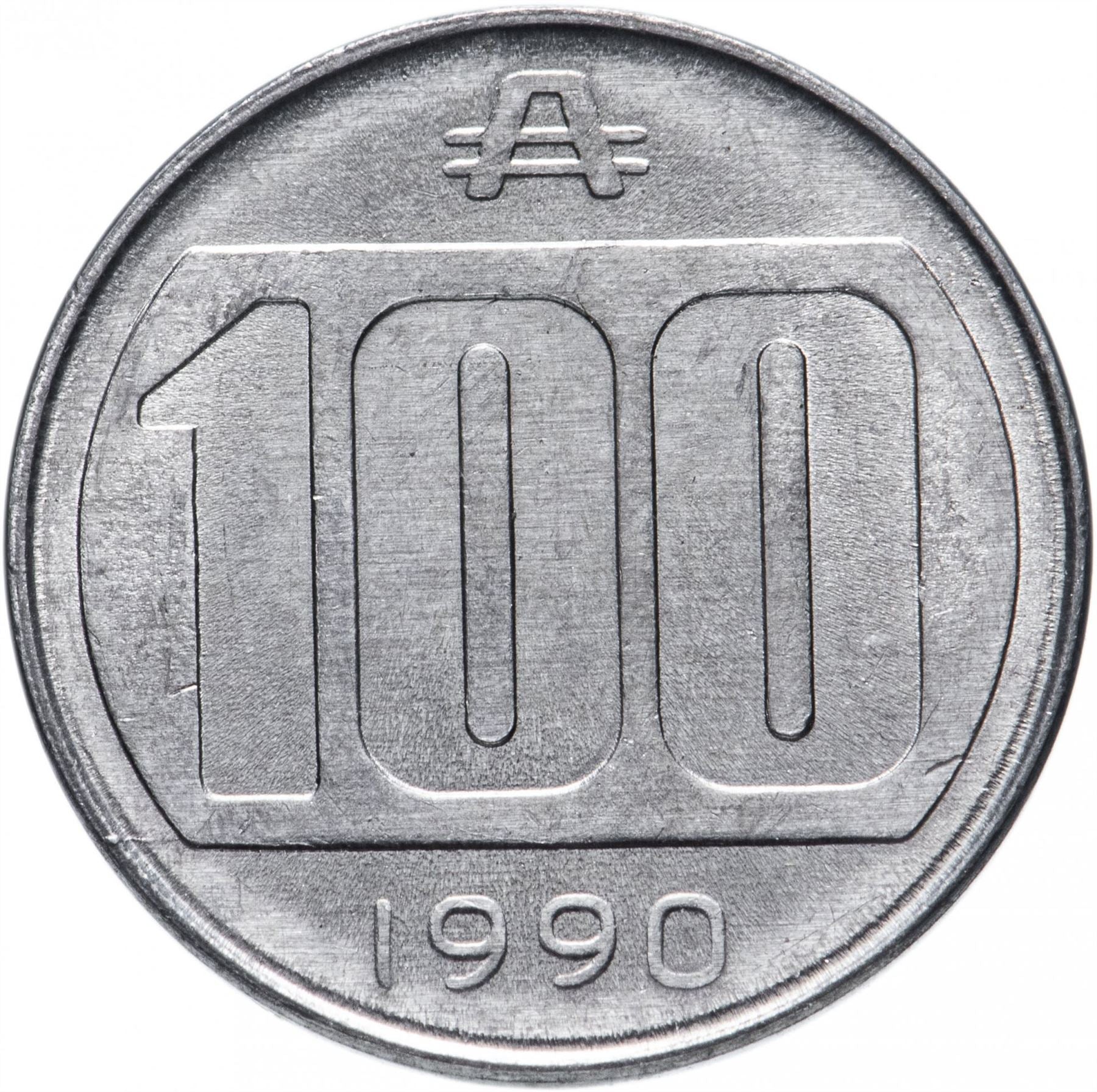 Argentina 100 Australes | 1990 - 1991