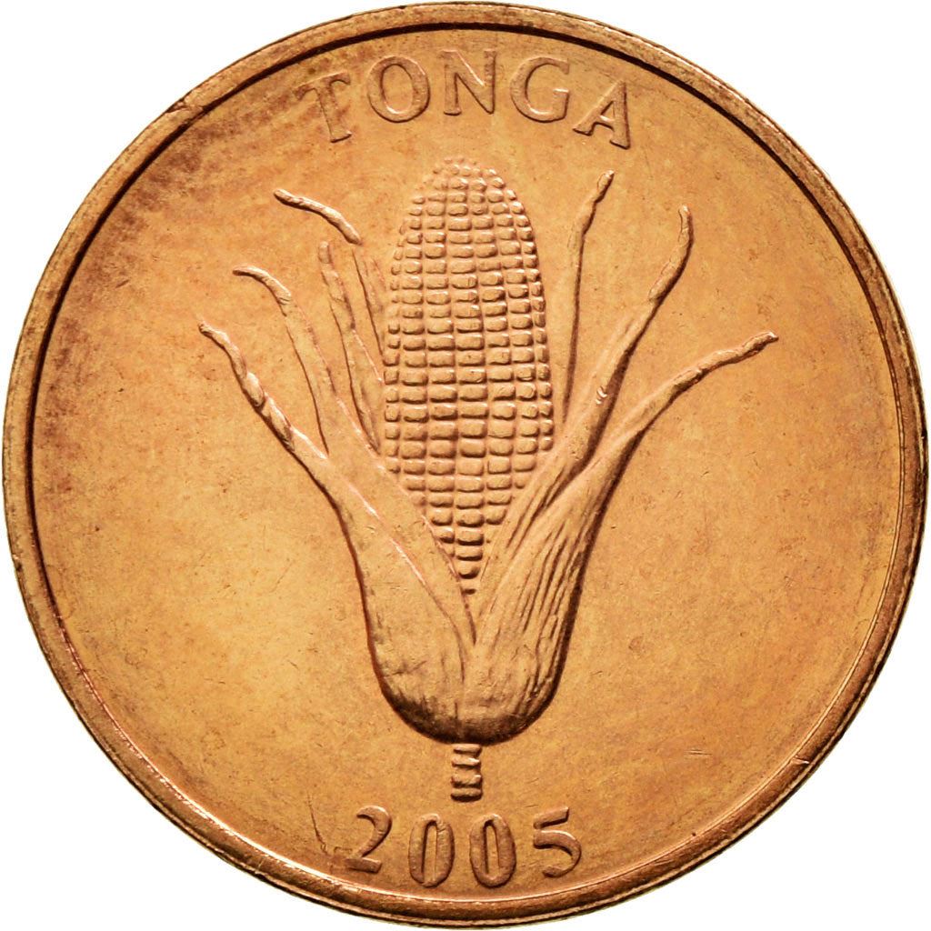 Tonga | 1 moneta Seniti | Mais | Vaniglia | FAO | Km:66A | 2002 - 2005
