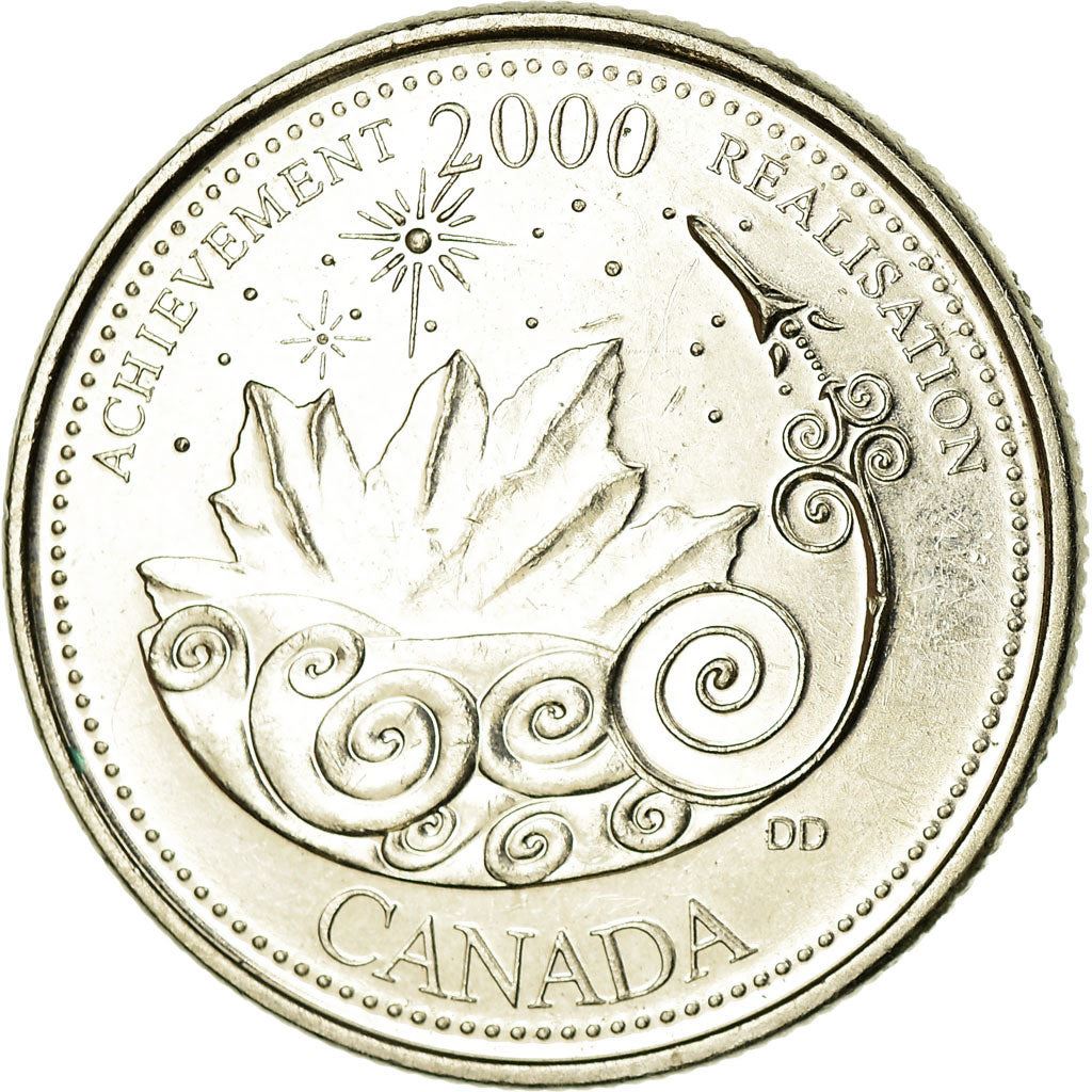 Canada | 25 Cents Coin | Achievement | Nickel | KM:381 | 2000
