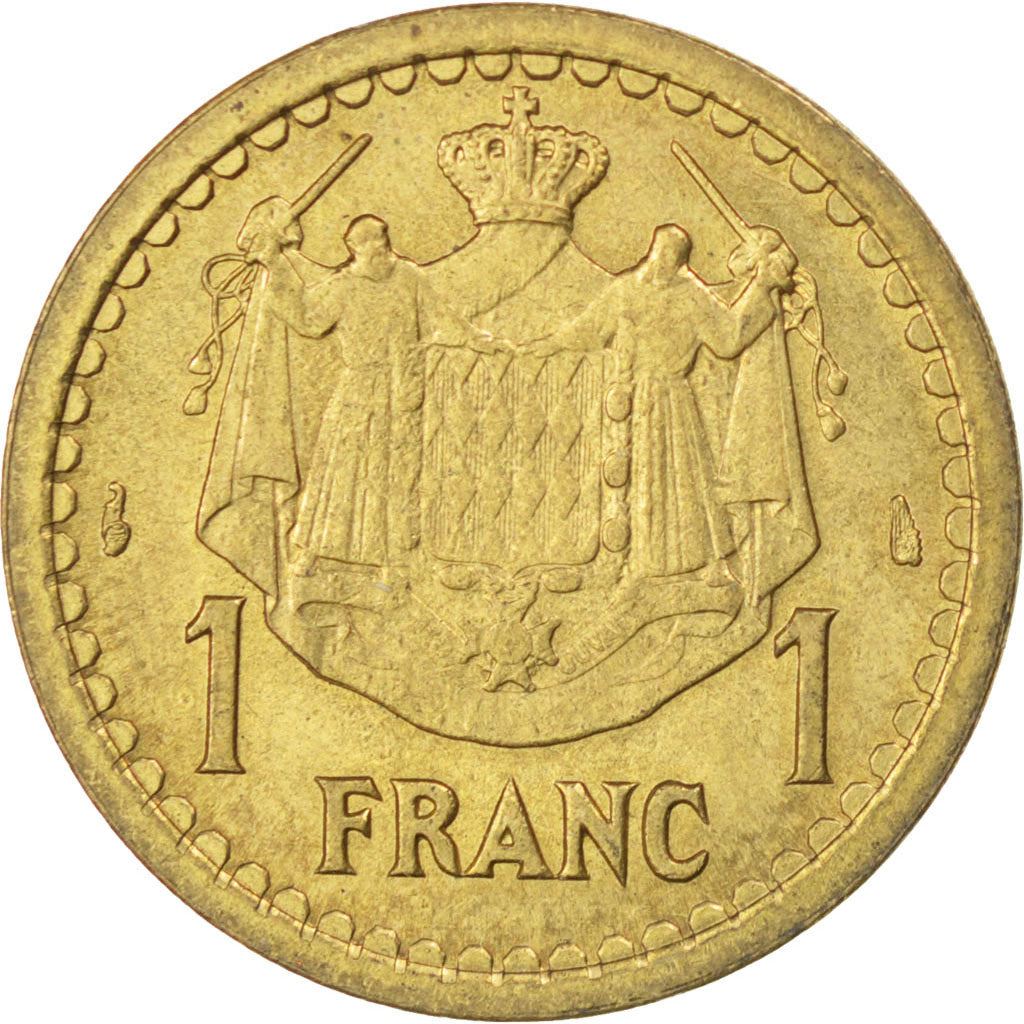 Monaco | 1 Franc Coin | Louis II | Km:120A | 1943