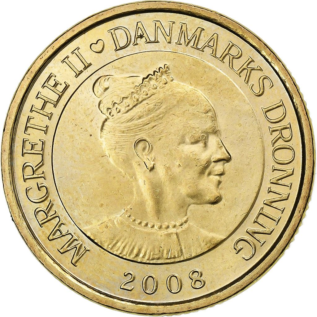 Denmark | 20 Kroner Coin | Havhingsten | Km:927 | 2008