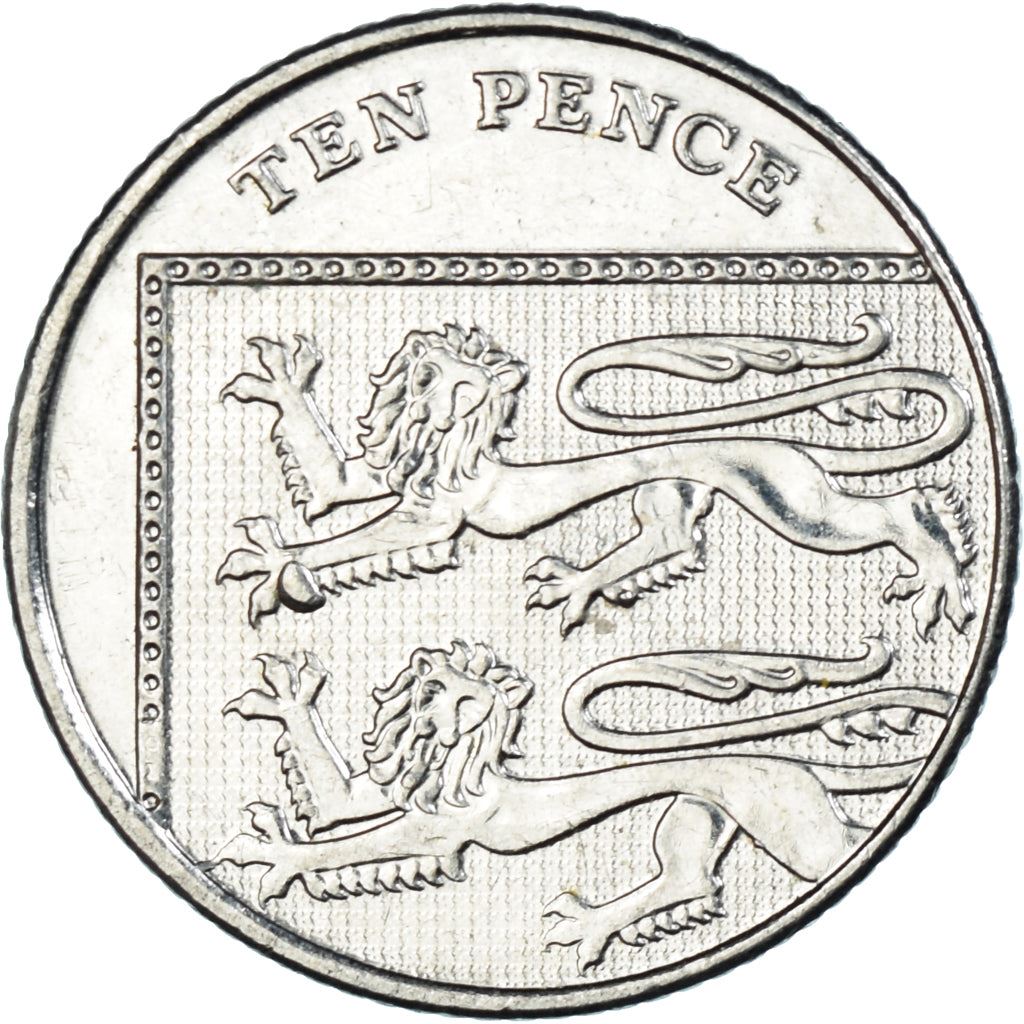 United Kingdom | 10 Pence Coin | Elizabeth II | KM:1335 | 2015 - 2022