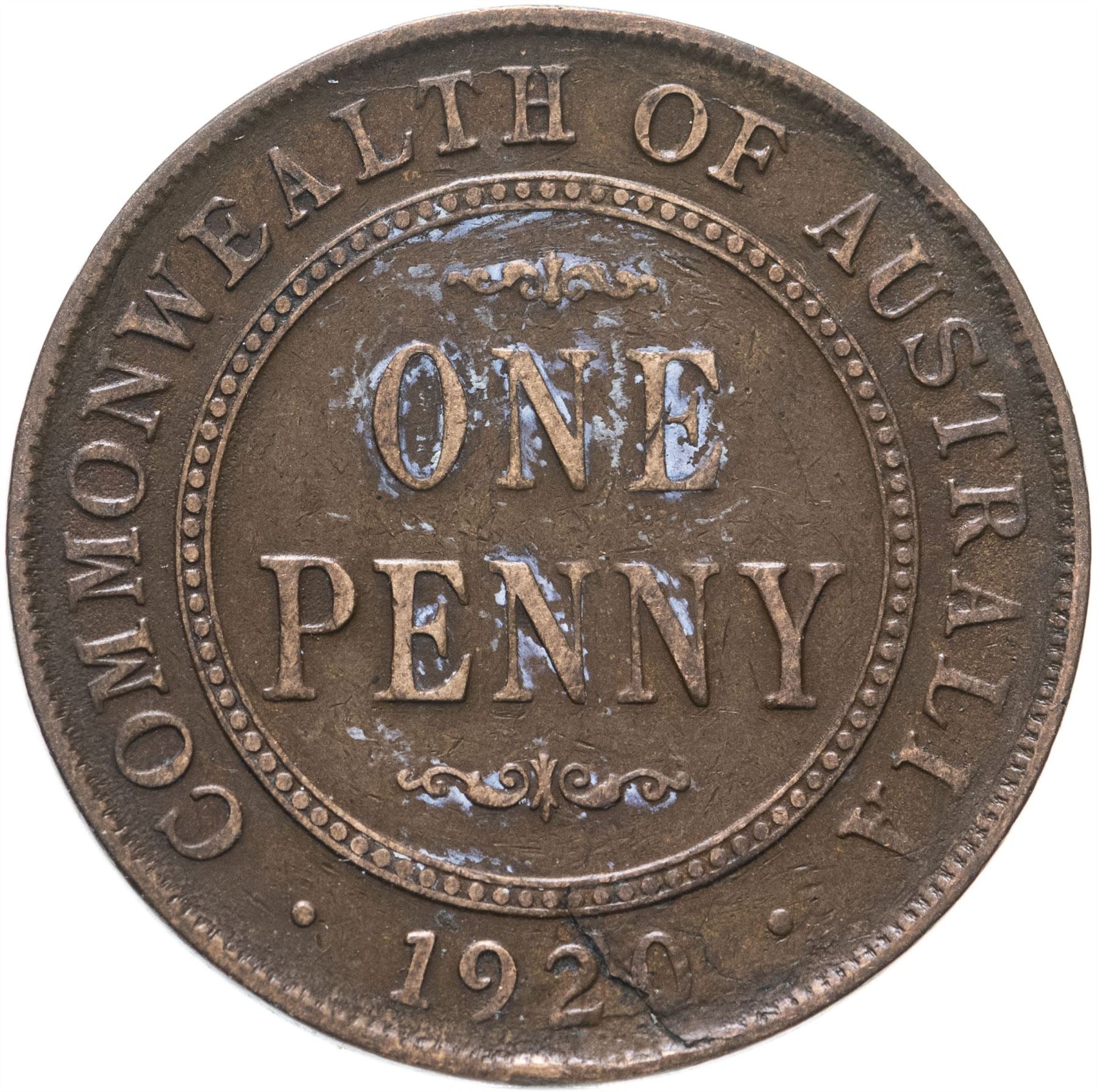 Australia Coin | 1 Penny | King George V | KM23 | 1911 - 1936