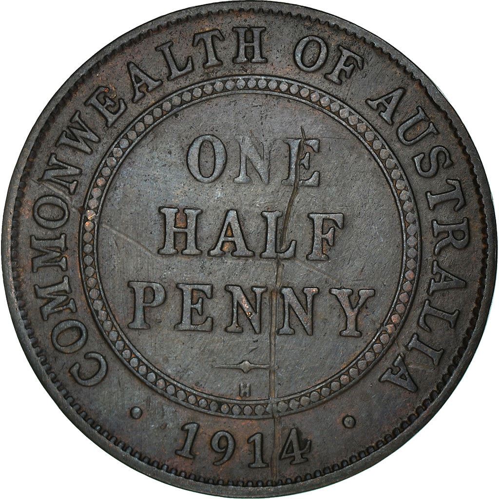 Australia Coin | ½ Penny | George V | KM22 | 1911 - 1936