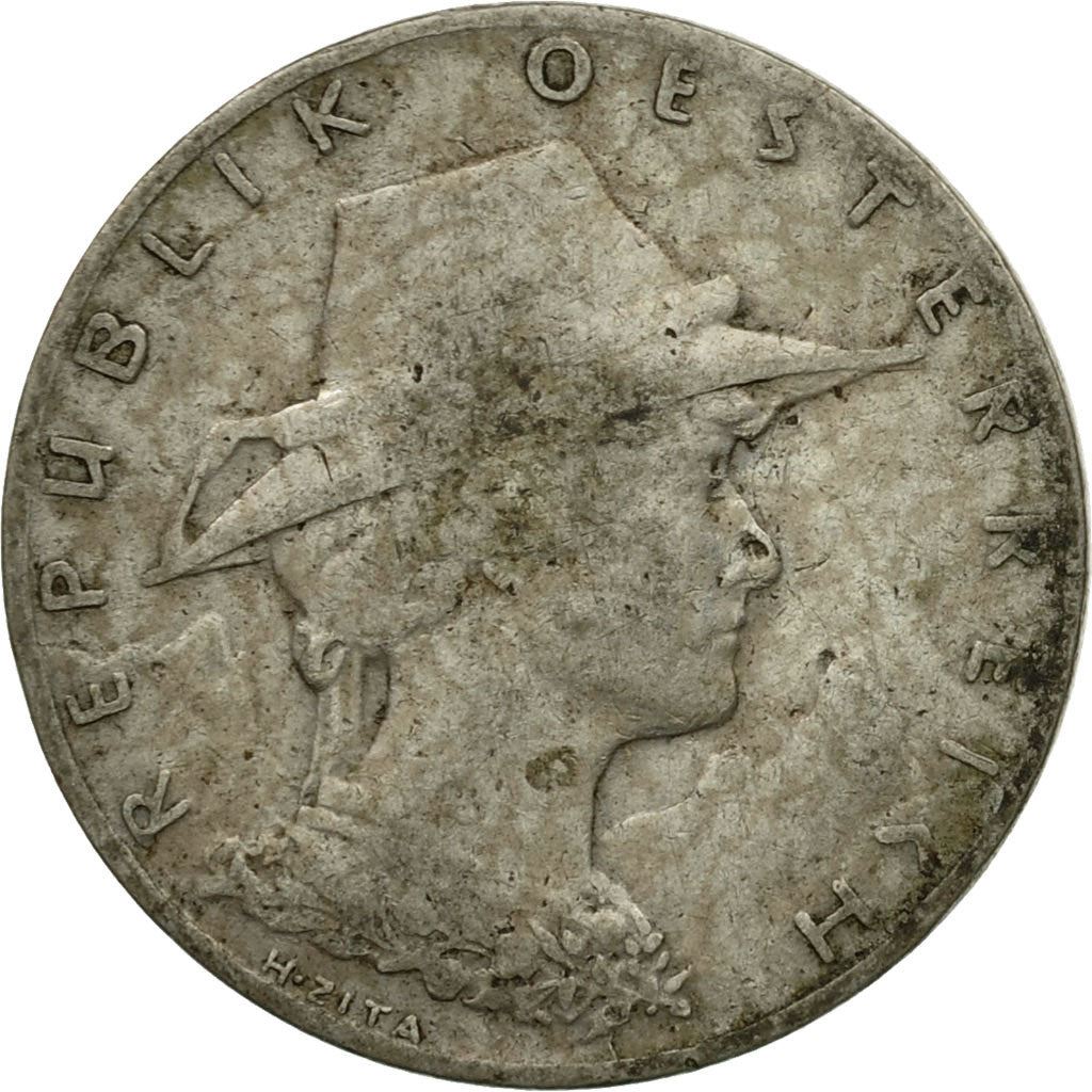 Austria 10 Groschen Coin | Edelweiss Flowers | KM2838 | 1925 - 1929