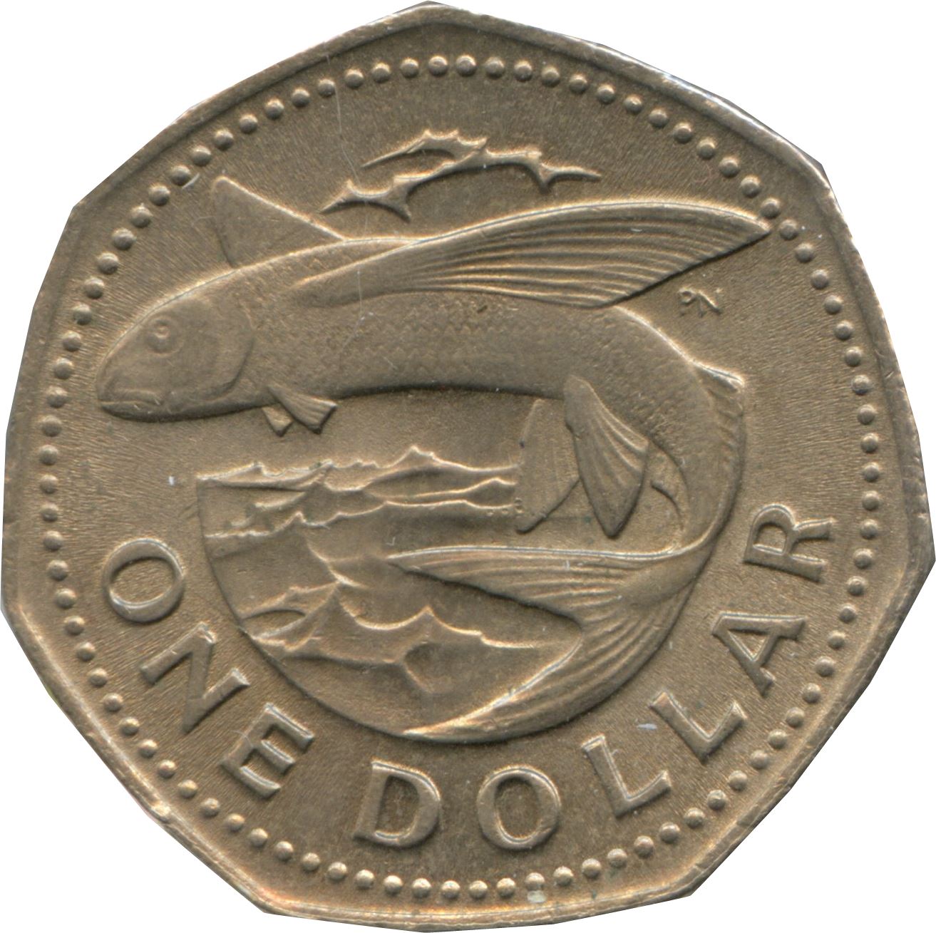 バルバドス | 1ドル硬貨 | トビウオ | Km:14.1 | 1973 - 1986 バルバドス | 1ドル硬貨 | トビウオ | Km:14.1 | 1973 - 1986
