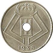 Belgian Coin 10 Centimes - Léopold III BELGIQUE | Namur | Hasselt | KM112 | 1938 - 1939