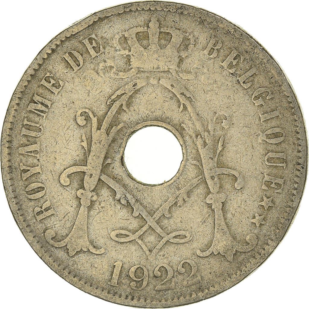 Belgian Coin 25 Centimes - Albert I Belgique | Olive Branch | Star | KM68.1 | 1913 - 1929