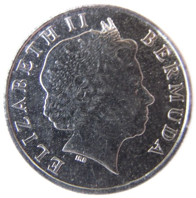 Bermuda | 10 Cents Coin | Queen Elizabeth II | Bermuda Lily | KM109 | 1999 - 2009