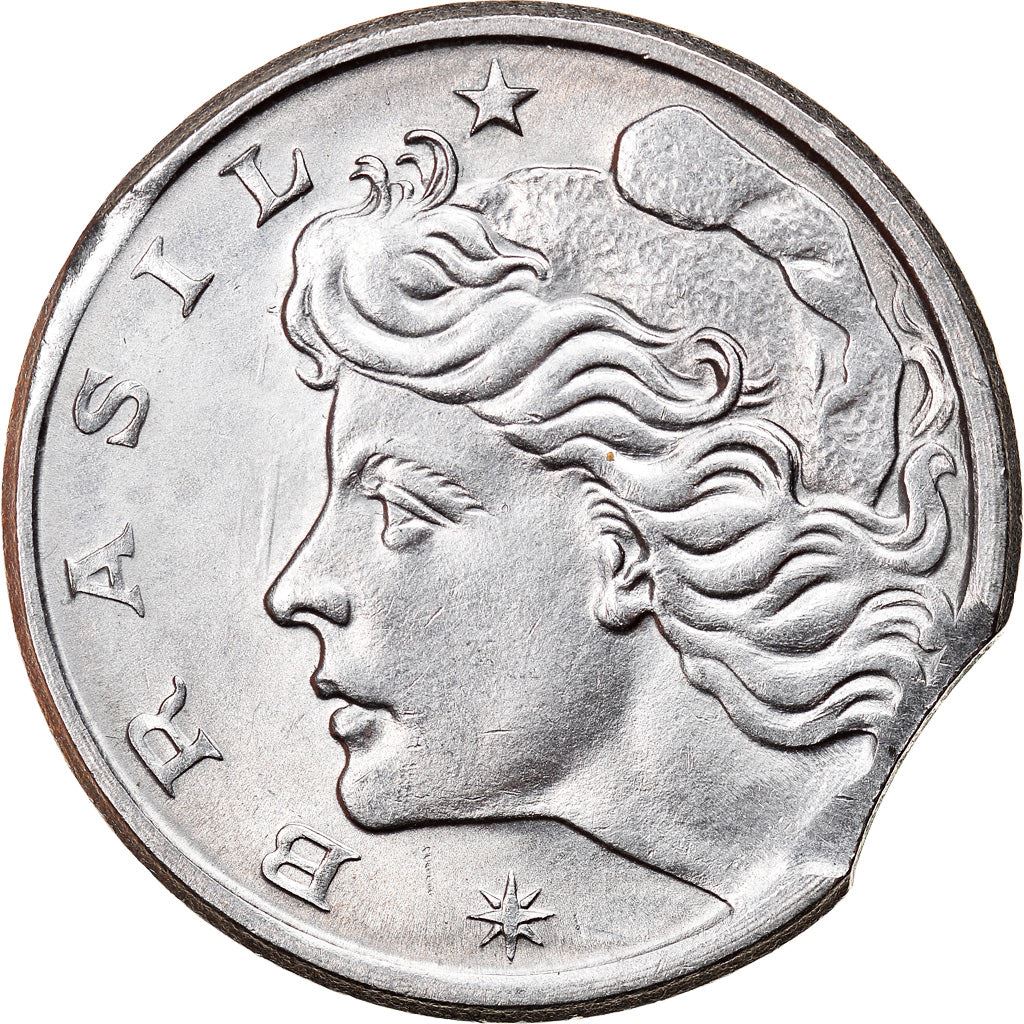 Brazil 10 Centavos Coin | magnetic | KM578.1a | 1974 - 1979
