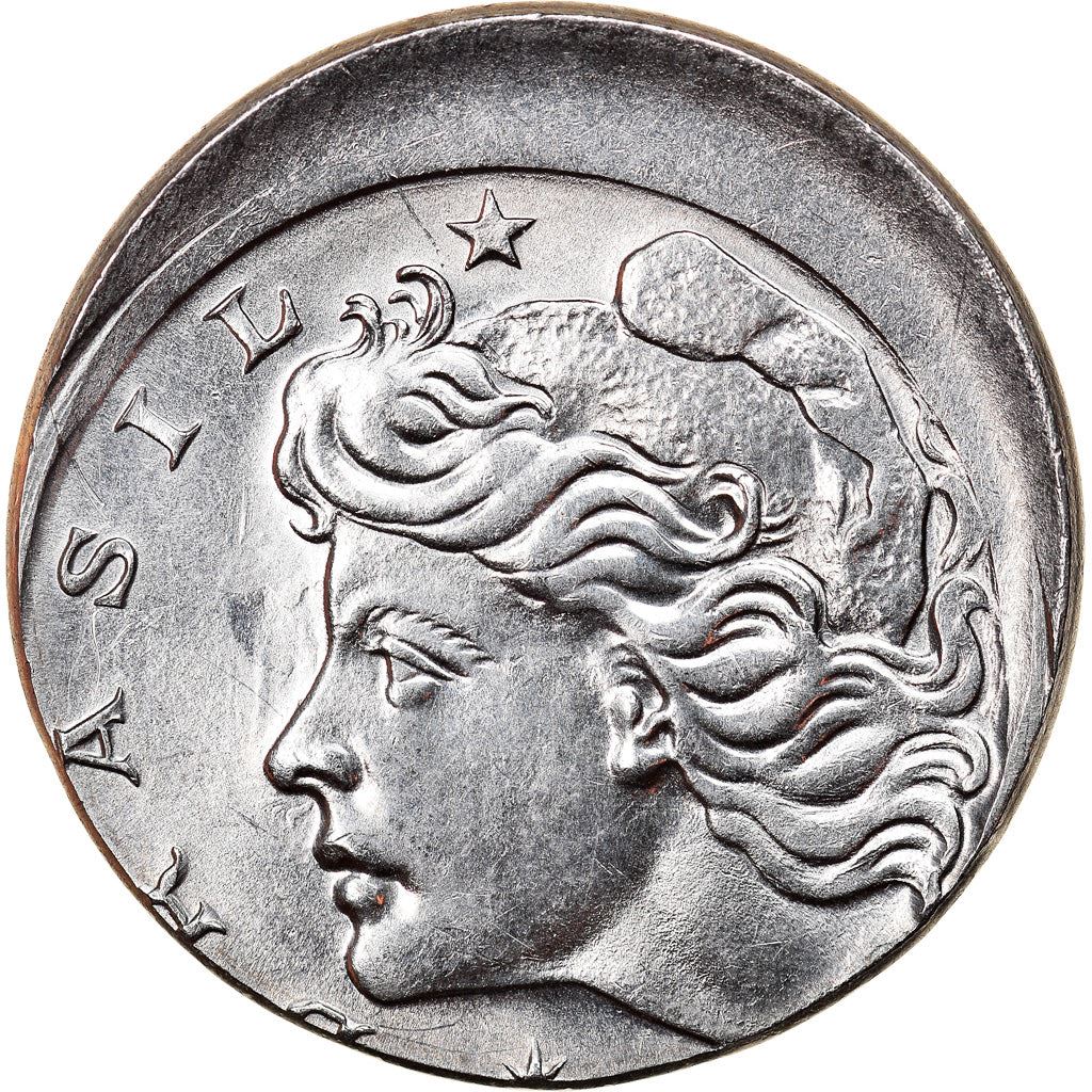 Brazil 10 Centavos Coin | magnetic | KM578.1a | 1974 - 1979