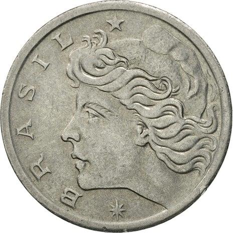 Brazil | 5 Centavos Coin | Effigy of Liberty | KM577.1 | 1967