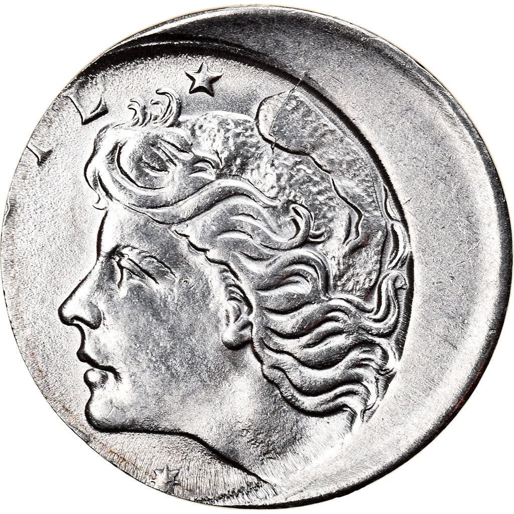 Brazilian 2 Centavos Coin | KM576.2 | Brazil's effigy of Liberty | 1969 - 1975