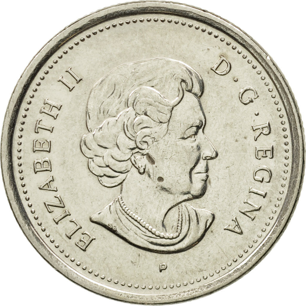 Canada Coin Canadian 25 Cents | Queen Elizabeth II | Year of the Veteran | KM535 | 2005