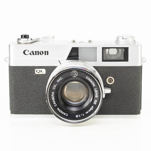 【美品】キヤノン・ニューキヤノネットＱＬ１９　４群５枚４５ｍｍＦ１.９【試写済】 キヤノン キャノネット QL19 カメラ | SE 45mm f1.9 レンズ | ホワイト
