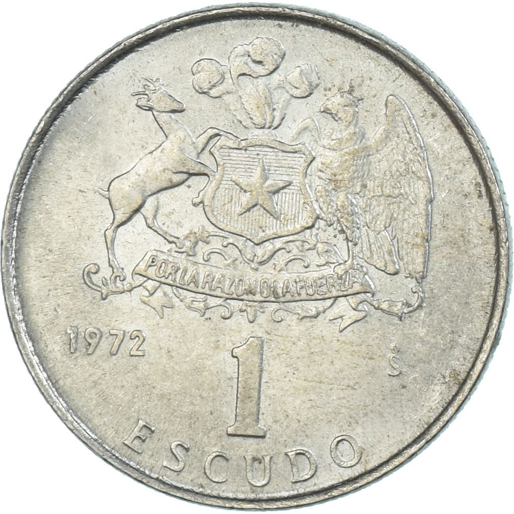 Chile | 1 Escudo | KM197 | 1971 - 1972