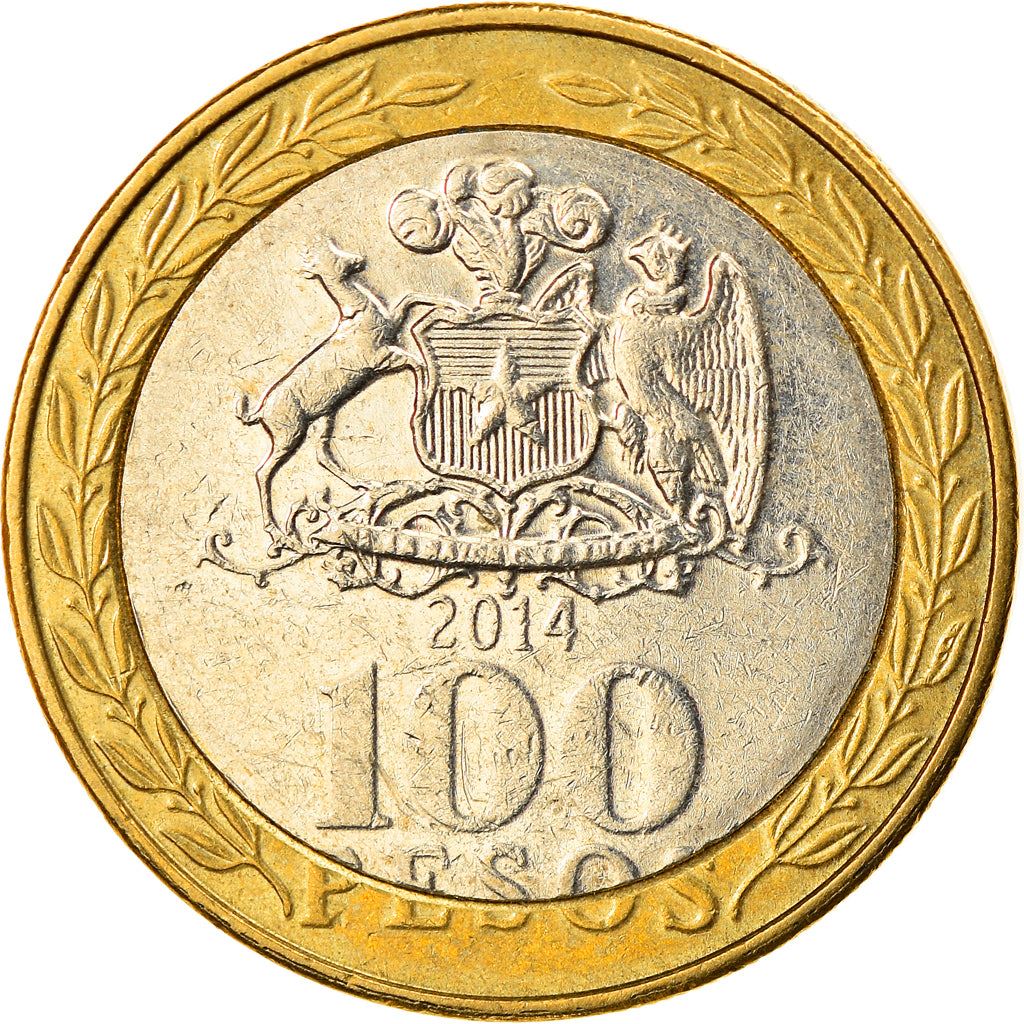 Chile 100 Pesos | 100 Coins | Mapuche Indian Woman | KM236 | 2001 - 2021