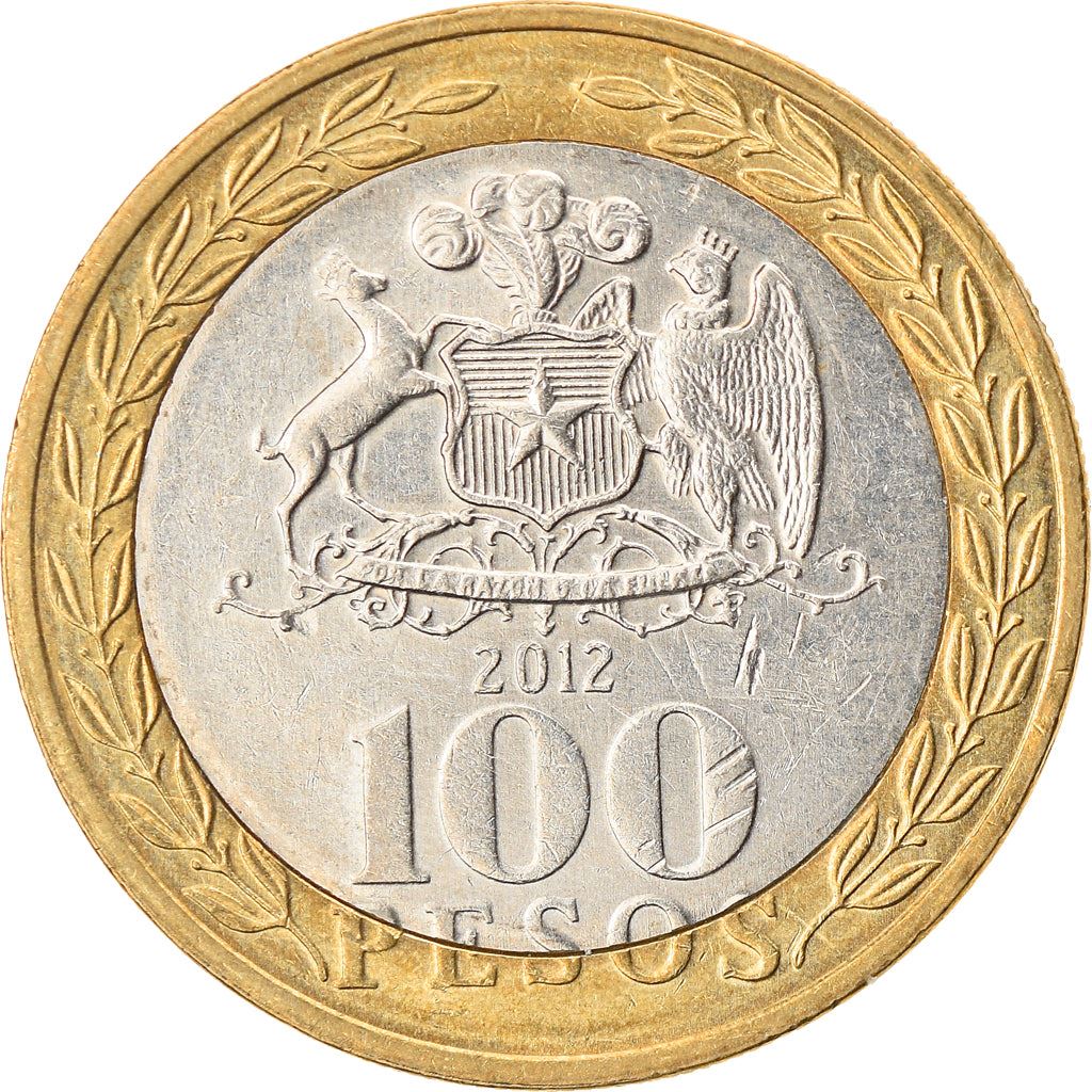 Chile 100 Pesos | 100 Coins | Mapuche Indian Woman | KM236 | 2001 - 2021