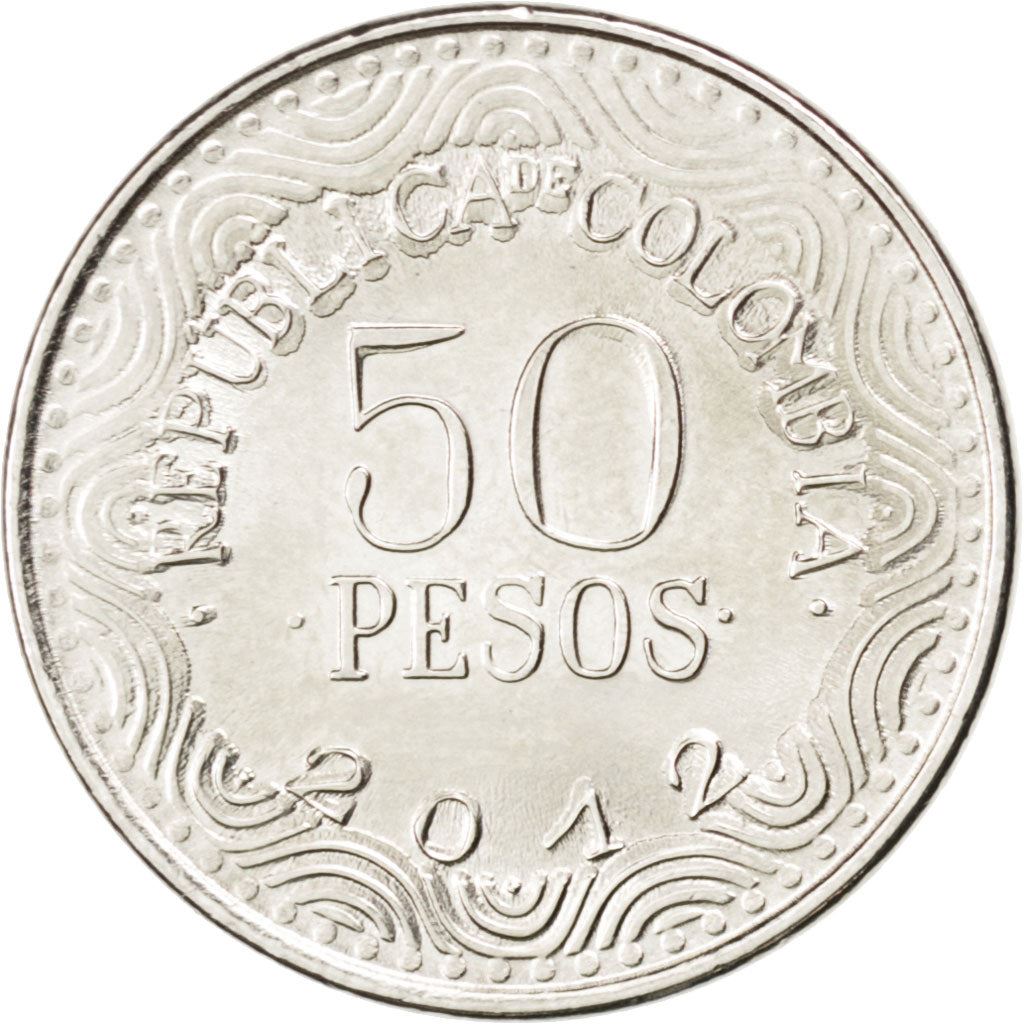 Colombia | 50 Pesos Coin | Spectacled bear | 2012 - 2023