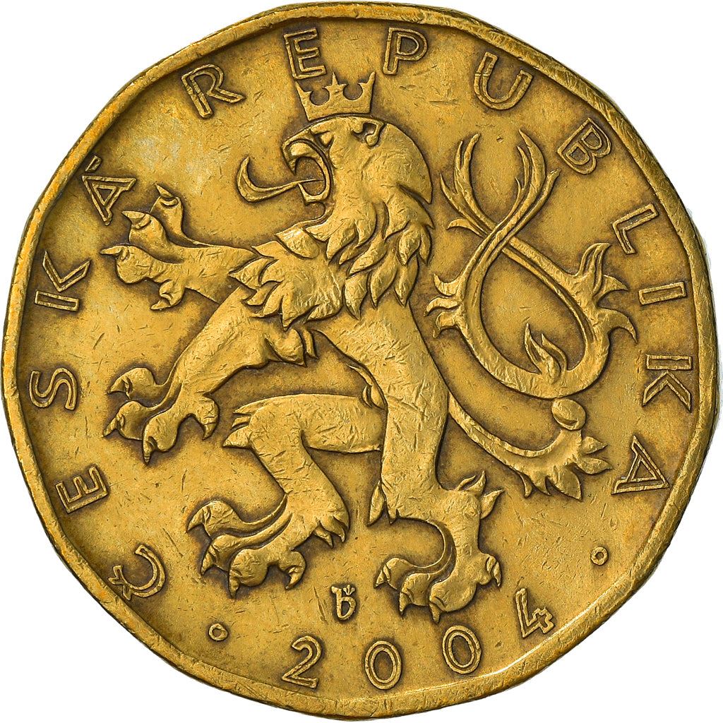 Czech Republic | 20 Korun Coin | Lion | Saint Wenceslas Monument | Wenceslas Square | KM5 | 1993 - 2021