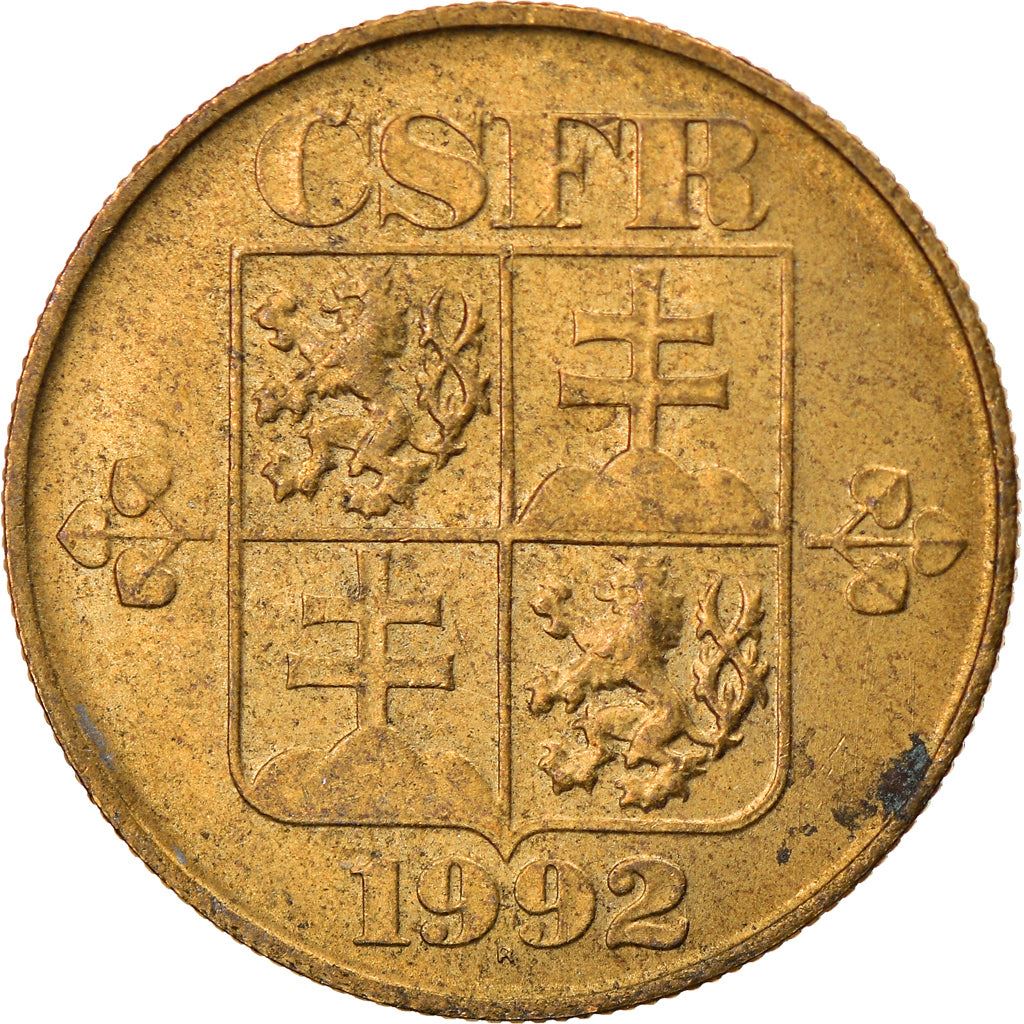 Czechoslovakia | 1 Koruna Coin | Linden Planting | KM151 | 1991 - 1992