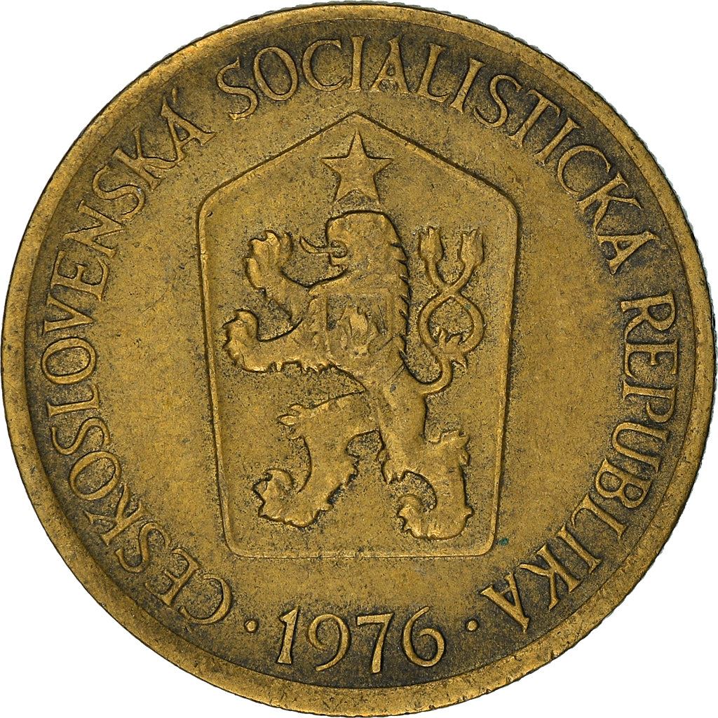 Czechoslovakia 1 Koruna Coin | Linden Sprig | KM50 | 1961 - 1990