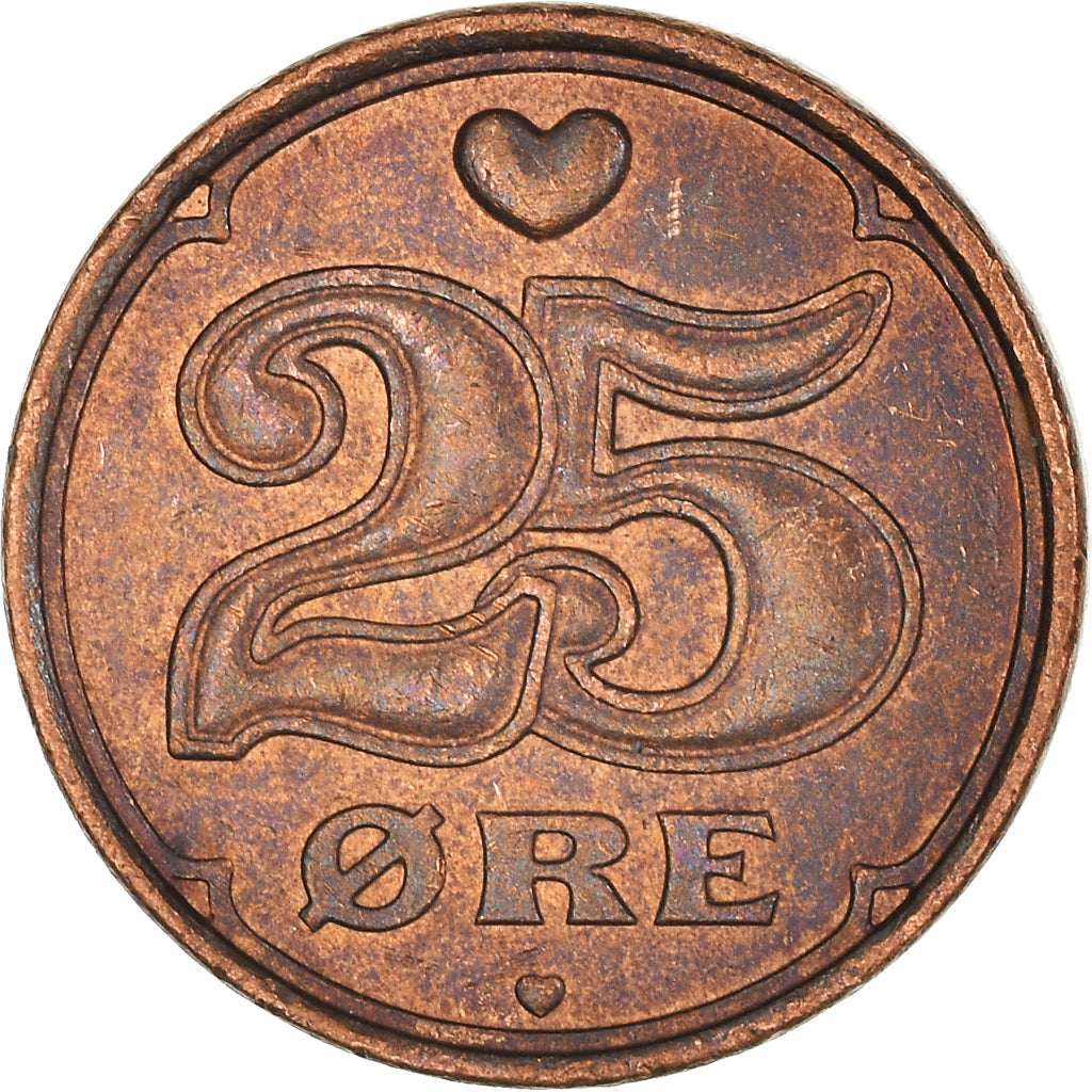 Denmark | 25 Ore Coin | Crown | Km:868 | 1990 - 2008